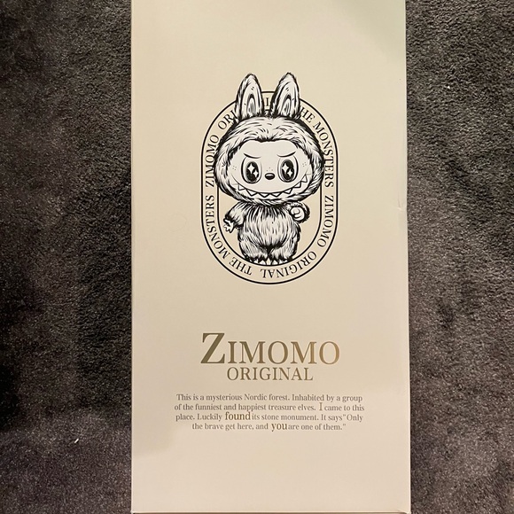 AUTHENTIC Pop Mart Labubu Zimomo Monsters I Found You Vinyl Face Doll + Tote - Picture 7 of 13